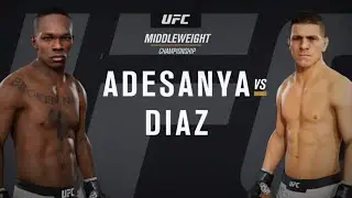 Israel Adesanya vs Nick Diaz |UFC 3 MMA