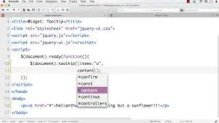 jQueryUI - Widget Tooltip 5 - Customize the Content