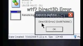 RemoteJoyLite Direct3D Error?