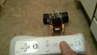 Raspberry Pi - Wii Remote Robot [Finished]