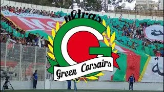 Ambiance du match MCA vs JSK : ULTRAS GREEN CORSAIRS