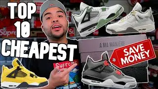 Top 10 Cheapest Jordan 4s Under $300 | Most Affordable AJ4 2023