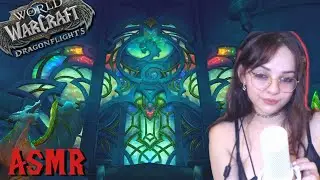 ASMR WoW last walk through Valdrakken ~ soft spoken, in-game ambience & music