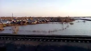 Атбасар-вода отступает!