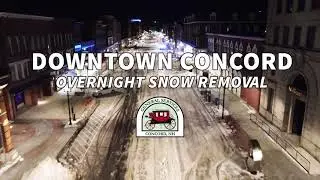 Downtown Concord Overnight Snow Removal