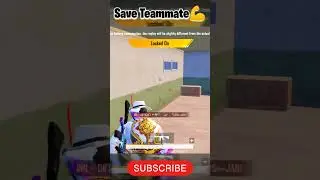 My Teammate 💪 Proud 🥲 My Cover-Fire 🔥 #bgmi #pubgmobile #pubg