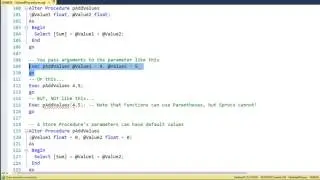 Stored Procedures-01 Stored Procedures Basics