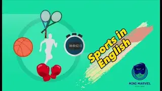 Sports in English. #shorts #shortvideo  #language #vocabulary  #animation #english #learnenglish