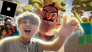К НАМ ЗАСЕЛИЛСЯ СТРАННЫЙ СОСЕД В ROBLOX ! | МОНТАЖ Remastered ! | Hello Neighbor в Roblox |