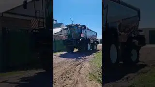 Комбайн Т500 + Акрос 585. Погнали на техосмотр