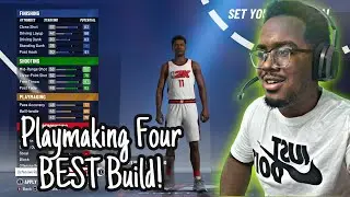 2k21 Best Park Build Playmaking Four