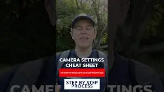 Landscape Photography Camera Settings Cheat Sheet 📷 #camerasettings #phototips #naturephotography