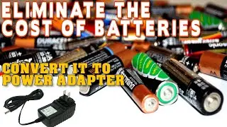 NO MORE 🔋 BATTERIES | Convert your Battery Operated Devices TO 🔌 Power Adapter | BATTERY ELIMINATOR