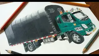 Como Dibujar un CAMION Realista 🚛🚚