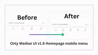 Median UI v1.6 Homepage Mobile Menu Change Plus UI Like Blogger Theme 2024