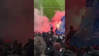 Firandet efter Malmös 1-0 mål mot Norrköping 29/10 2023.