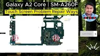Samsung A2 Core SM-A260 Touch Screen Problem Repair All Supply Line Jumper Ways 