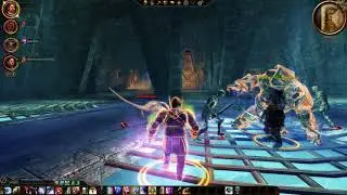 Dragon Age Origins - The Golems of Amgarrak - Harvester Nightmare Fight