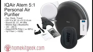 IQAir Atem Air Purifier: Clean Air on the Go