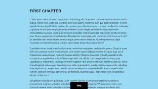 Ссылки для перехода по главам (php,js,html)