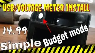 How to install a voltage meter with a usb port simple diy