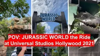 POV: Jurassic World the Ride at Universal Studios Hollywood [HD] - Oktober 2021