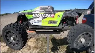 "Going BIG" 12s ARRMA MEGA Kraton with 560kv Max4!!!