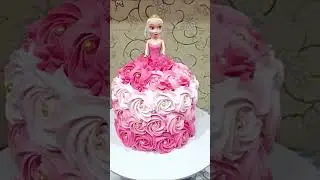 Doll Cake | Birthday Cakes for Girls | Princess Cake | Samia's Kitchen | #shorts