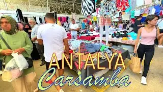 ANTALYA Cheapest BAZAAR on Wednesday / ÇARSAMBA pazari TÜRKIYE 