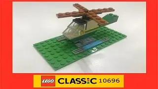 How to make a helicopter with 10696 series LEGO Classic Toys? / (lego classic 10696 ideas)