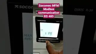 MFM Modbus communication