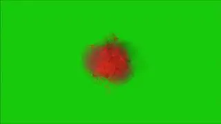 Red horror Effect Green Screen