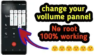 Change volume panel | customised volume panel