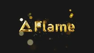 Magic Gold Particles After Effects Template - After Effects template -YouTube intro  Motion Flame 01