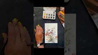 Watercolor sketch with VanGogh