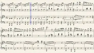 Waltz of the Flowers for 4 hands piano