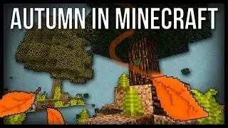 How to Make FALLING AUTUMN LEAVES in Minecraft!