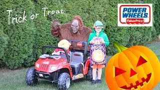Trick or Treating with Little Heroes Pretend Play Friends