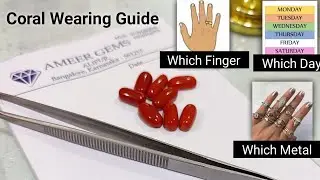 Red Coral Moonga Stone Method of wearing | Which Day, Which Metal, Which Finger, Complete Details