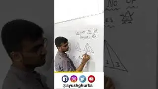 Trick to calculate Number of Triangles #shorts #youtubeshorts