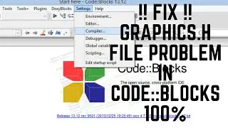[2021] How to setup WinBGIm in CodeBlocks || Include graphics.h and Run Graphic Program in C++