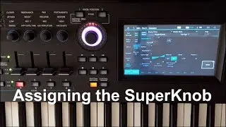 Using the SuperKnob on the Yamaha MODX