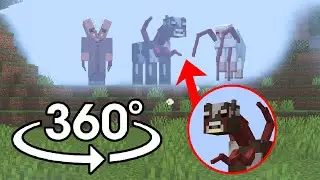 360° POV: Creepypasta mobs in Minecraft