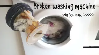 Fix the washing machine (The most common fault, clogged filter or pump)