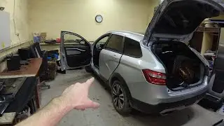 Закончил шумоизоляцию Lada Vesta Cross / Живучая Daewoo Espero.