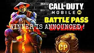 MY SECOND *BATTLE PASS GIVEAWAY WINNER* IS ANNOUNCED ! WHO IS THE LUCKY GUY 🥳 / CALL OF DUTY MOBILE