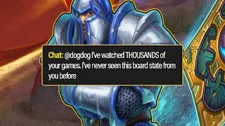 “Dog I’ve watched thousands of your games I’ve never seen this” | Dogdog Hearthstone Battlegrounds