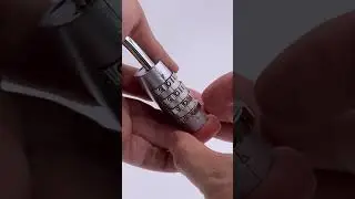 Bosvision BV-8578 4 digit padlock, reset combination code (with subtitles)