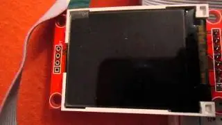 ST7735 1.8" TFT powered by ATmega328