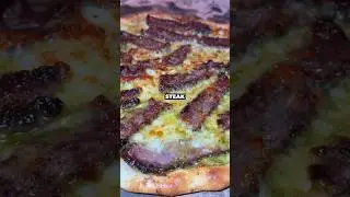 Easy Recipe: Old Steak Pizza #shorts